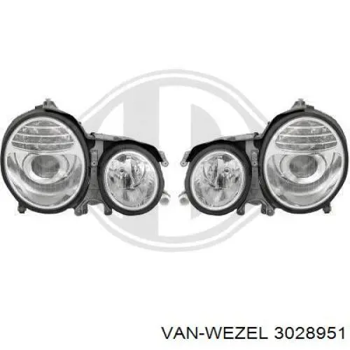 3028951 VAN Wezel faro izquierdo