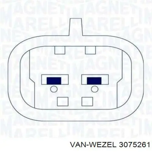 3075261 VAN Wezel mecanismo de elevalunas, puerta delantera izquierda