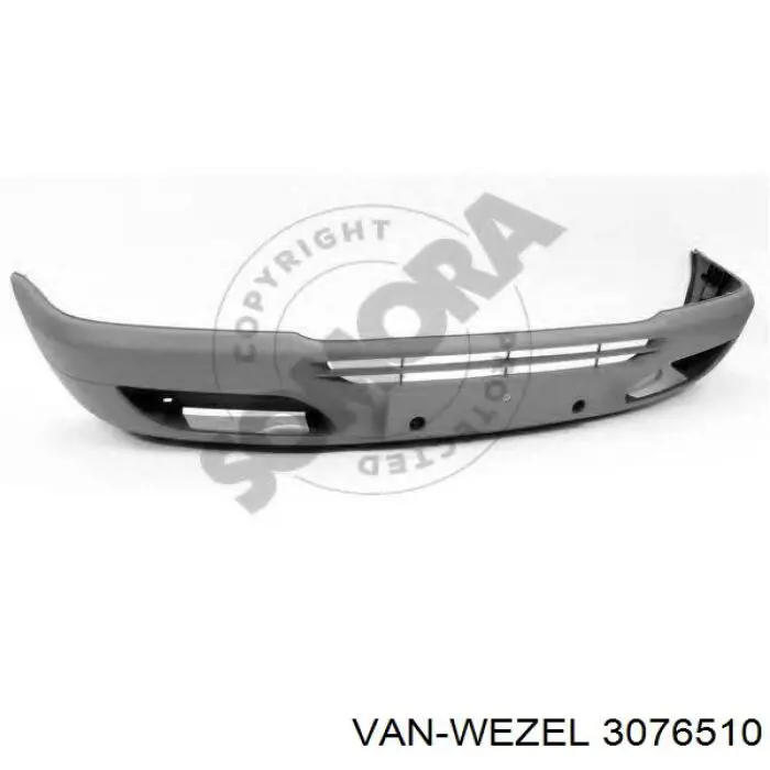 3076510 VAN Wezel panal de radiador