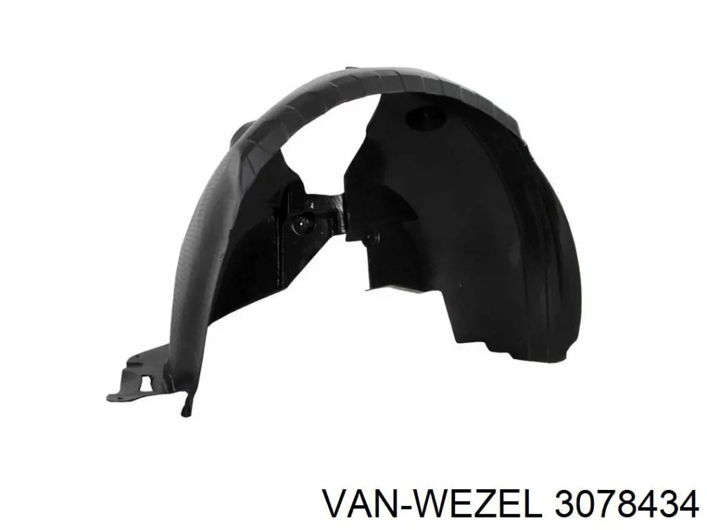 3078434 VAN Wezel guardabarros interior, aleta delantera, derecho