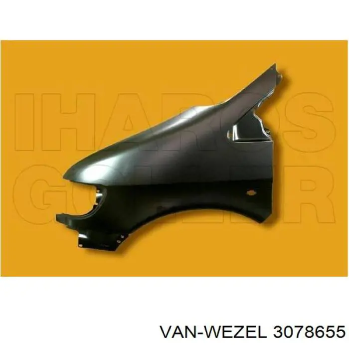 3078655 VAN Wezel guardabarros delantero izquierdo