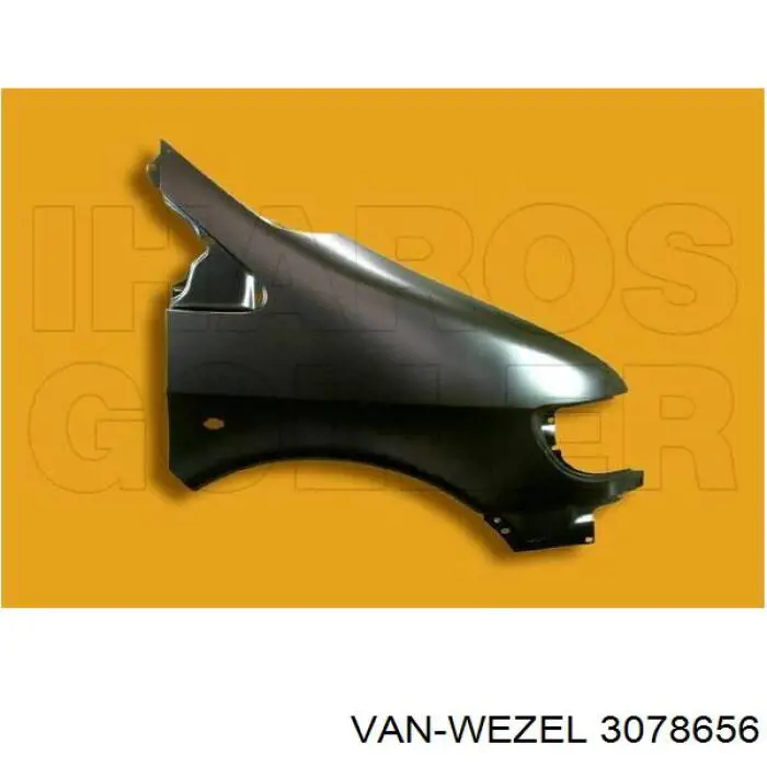 3078656 VAN Wezel guardabarros delantero derecho