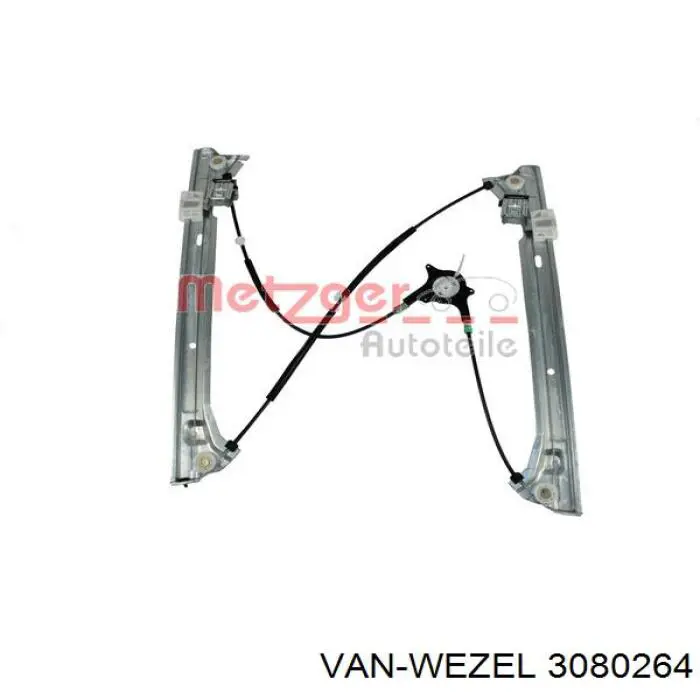 Mecanismo de elevalunas, puerta delantera derecha VAN Wezel 3080264