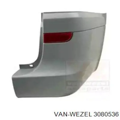 Parachoques trasero, parte derecha VAN Wezel 3080536 precio, desde 65,28 EUR