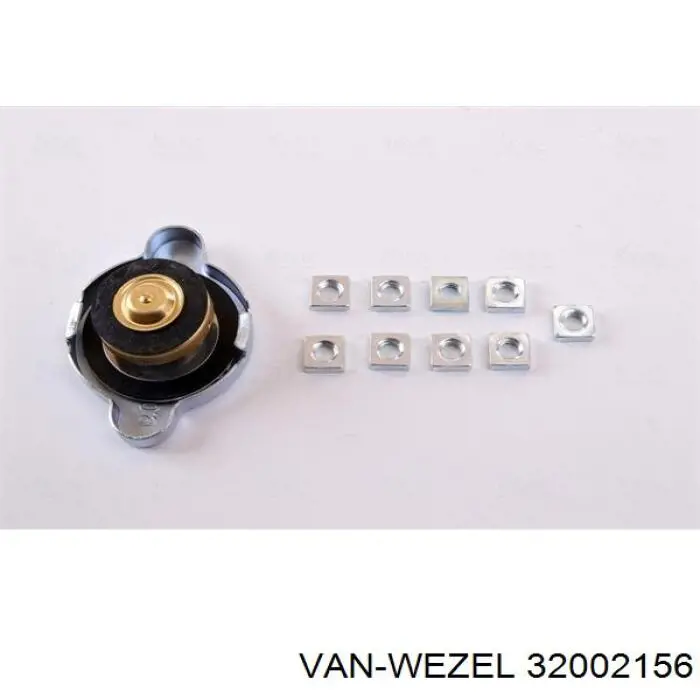 32002156 VAN Wezel radiador refrigeración del motor