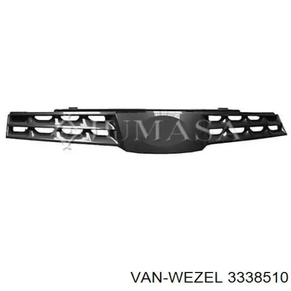 3338510 VAN Wezel panal de radiador