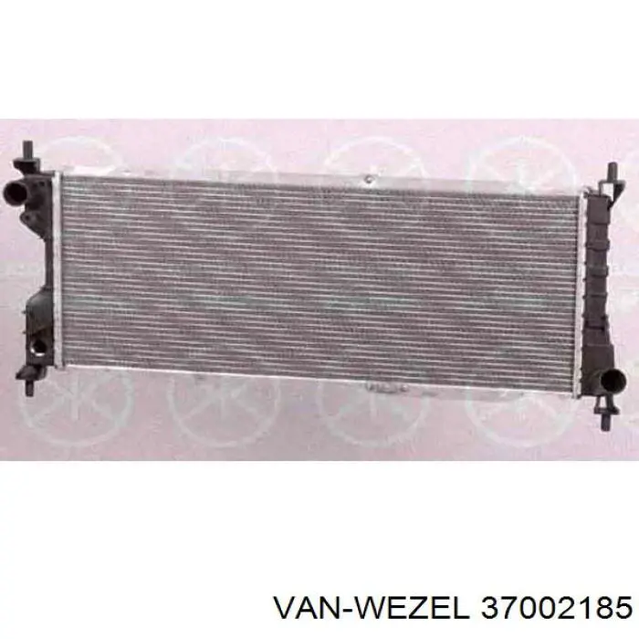 37002185 VAN Wezel radiador refrigeración del motor