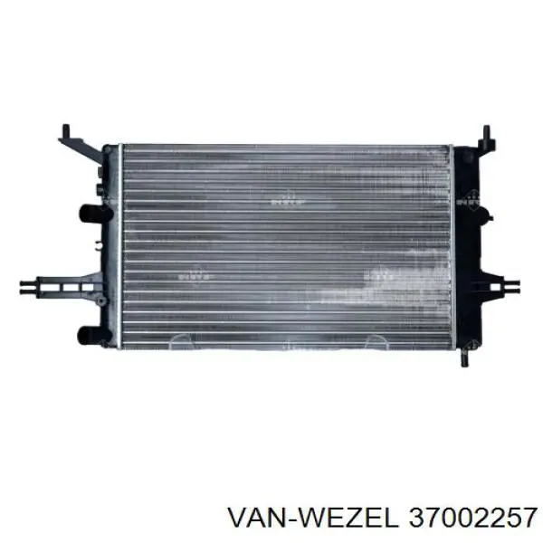 37002257 VAN Wezel radiador refrigeración del motor