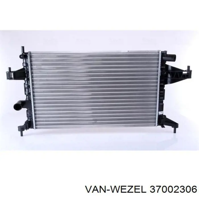 37002306 VAN Wezel radiador refrigeración del motor