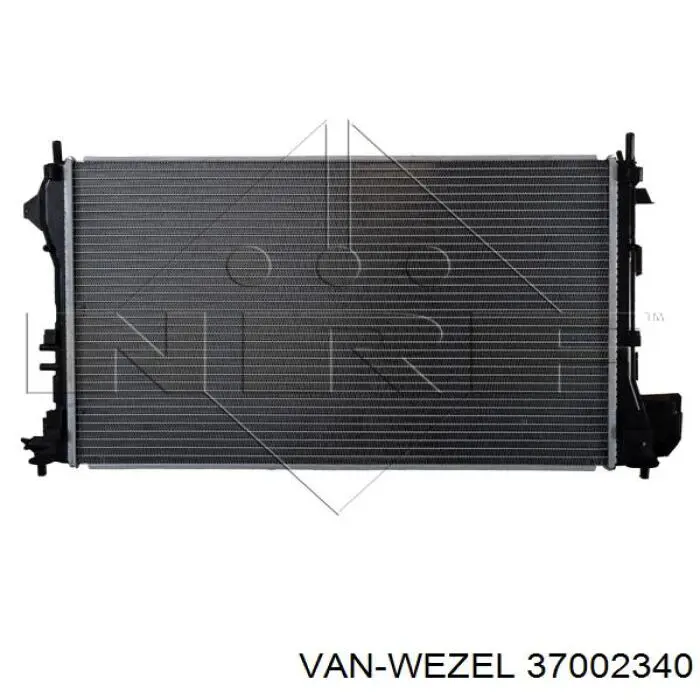 37002340 VAN Wezel radiador refrigeración del motor