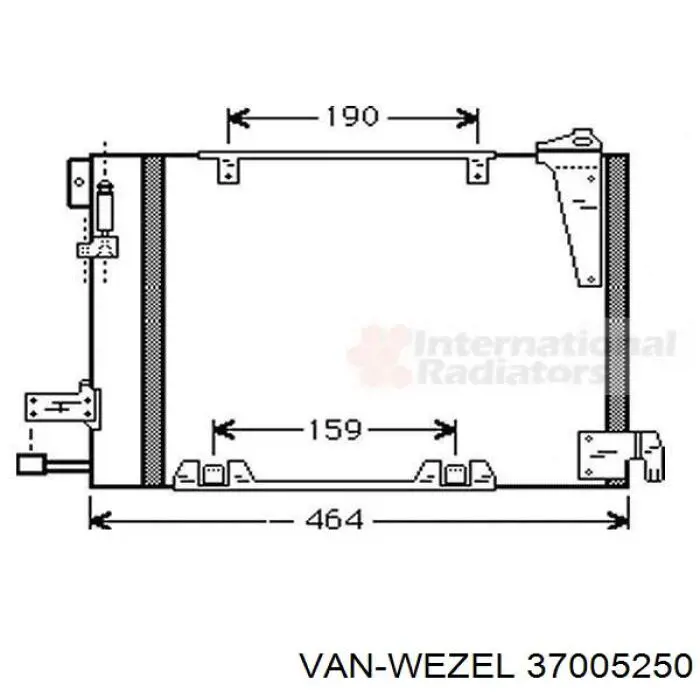 37005250 VAN Wezel condensador aire acondicionado