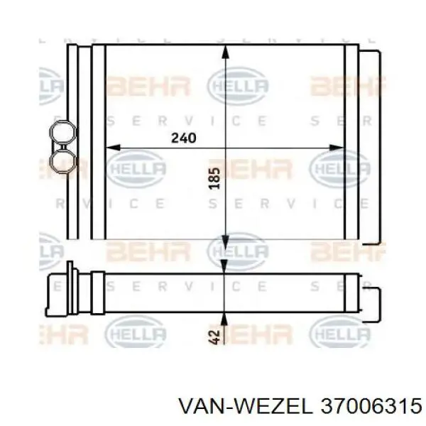 Radiador de calefacción Opel 09118439 precio, desde 113,45 EUR