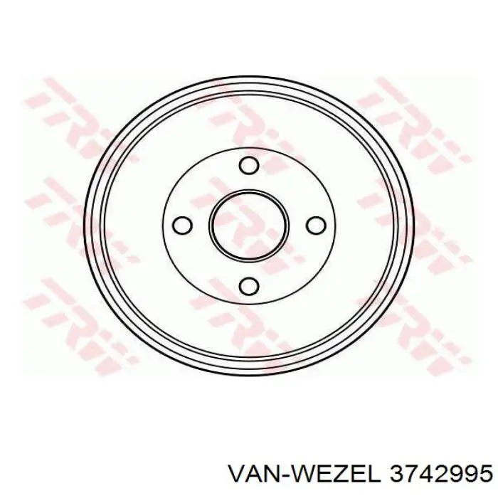 3742995 VAN Wezel faro antiniebla izquierdo