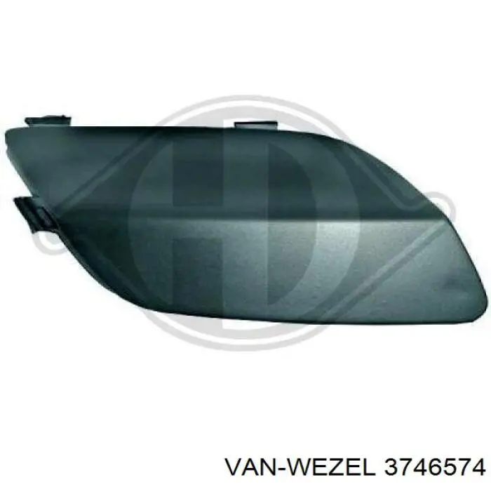 3746574 VAN Wezel parachoques delantero