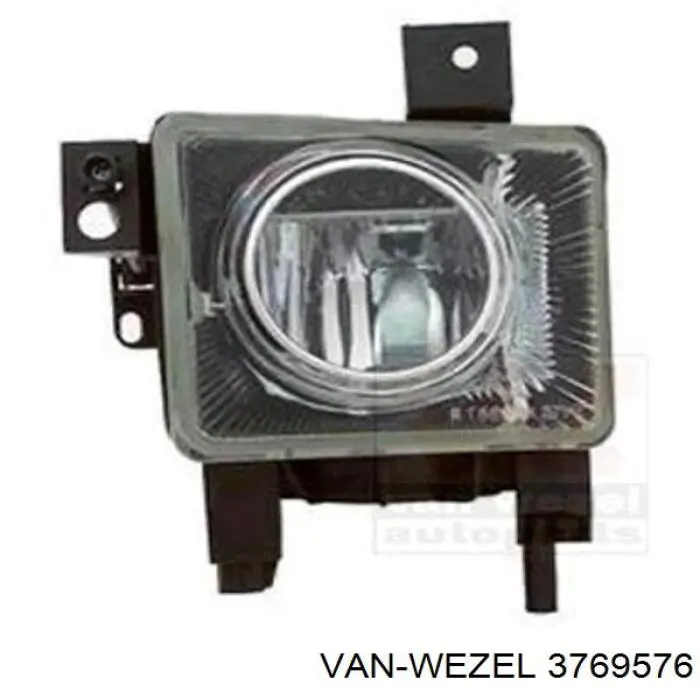 3769576 VAN Wezel parachoques delantero