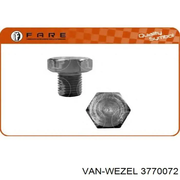 3770072 VAN Wezel cárter de aceite