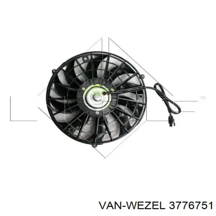 3776751 VAN Wezel ventilador (rodete +motor aire acondicionado con electromotor completo)