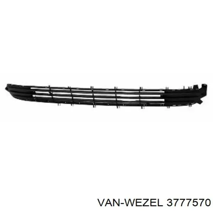 3777570 VAN Wezel parachoques delantero