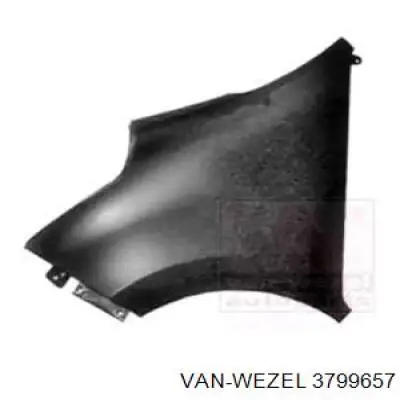 Aleta delantera izquierda VAN Wezel 3799657 precio, desde 118,93 EUR
