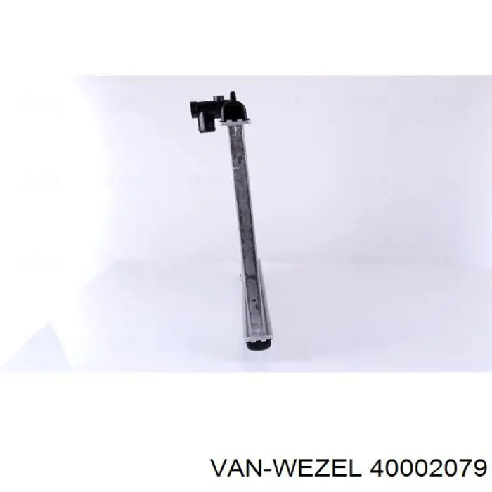 40002079 VAN Wezel radiador refrigeración del motor