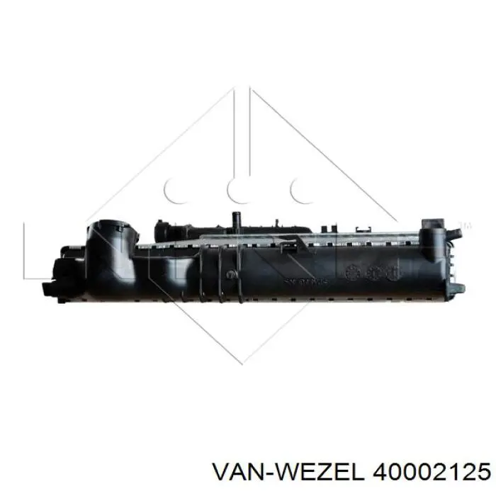 40002125 VAN Wezel radiador refrigeración del motor