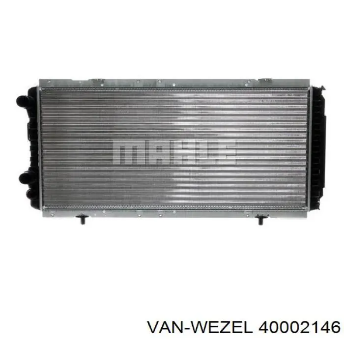 40002146 VAN Wezel radiador refrigeración del motor