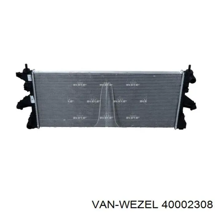 40002308 VAN Wezel radiador