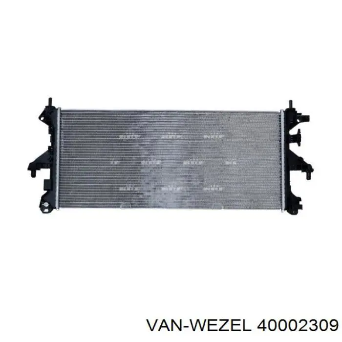 40002309 VAN Wezel radiador