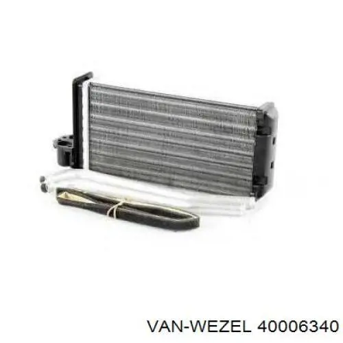 40006340 VAN Wezel radiador de calefacción