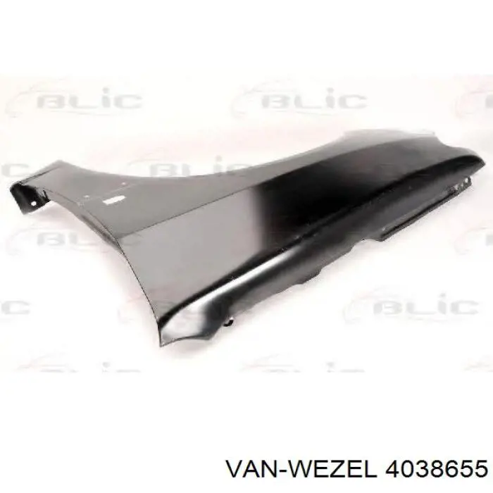 4038655 VAN Wezel guardabarros delantero izquierdo