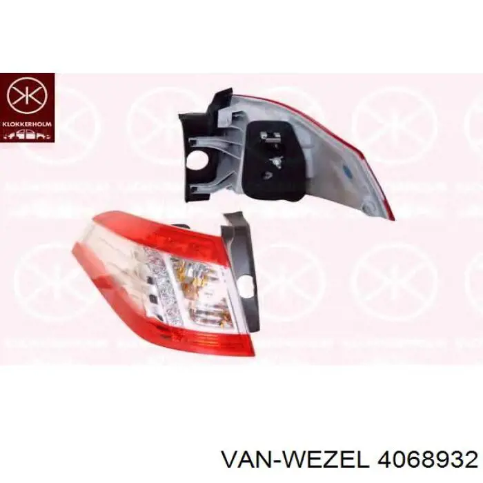Piloto trasero derecho VAN Wezel 4068932 precio, desde 188,63 EUR