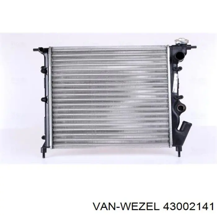 43002141 VAN Wezel radiador refrigeración del motor