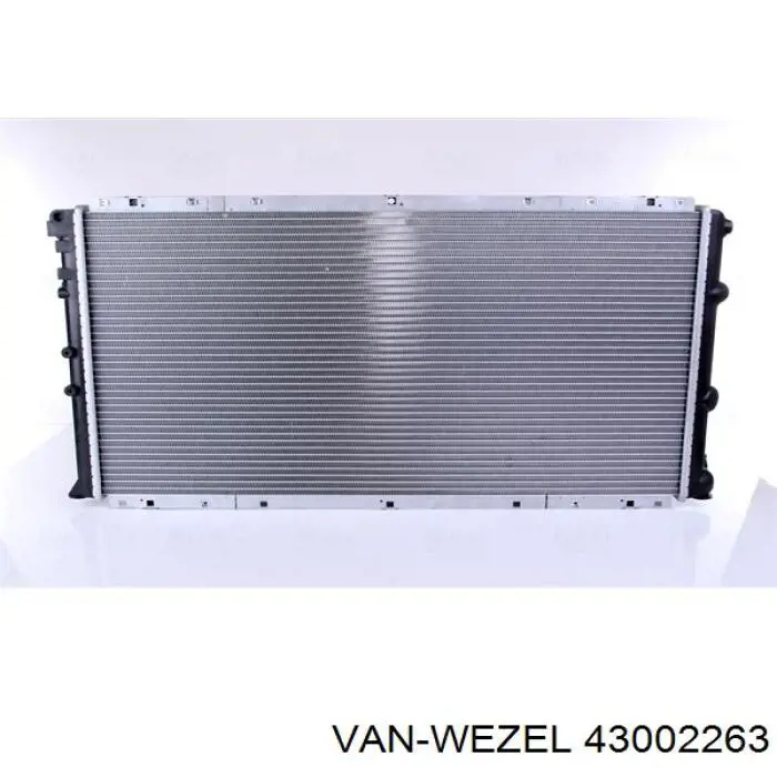 43002263 VAN Wezel radiador refrigeración del motor