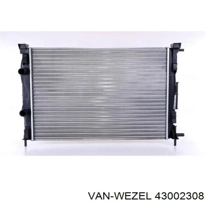 43002308 VAN Wezel radiador refrigeración del motor