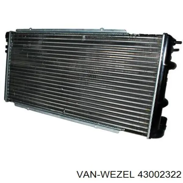 43002322 VAN Wezel radiador