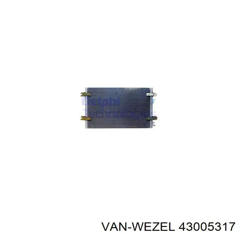 43005317 VAN Wezel condensador aire acondicionado