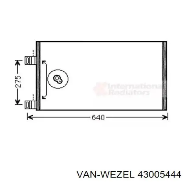 Aire acondicionado capacitor VAN Wezel 43005444 precio, desde 77,14 EUR