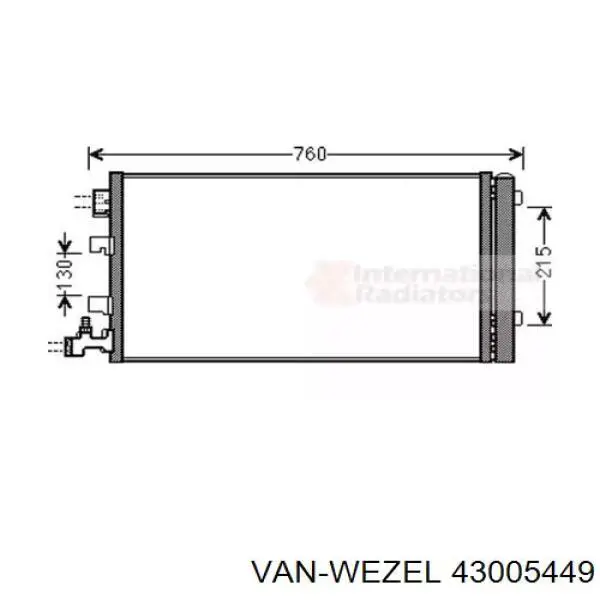 Aire acondicionado capacitor VAN Wezel 43005449 precio, desde 79,14 EUR