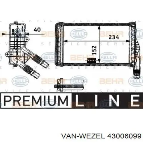 Calefactor VAN Wezel 43006099