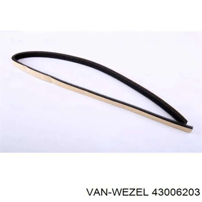 Radiador calefacción 43006203 VAN Wezel