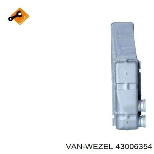 43006354 VAN Wezel radiador de calefacción