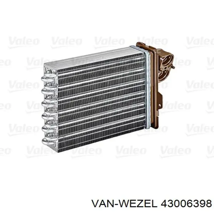 43006398 VAN Wezel radiador de calefacción