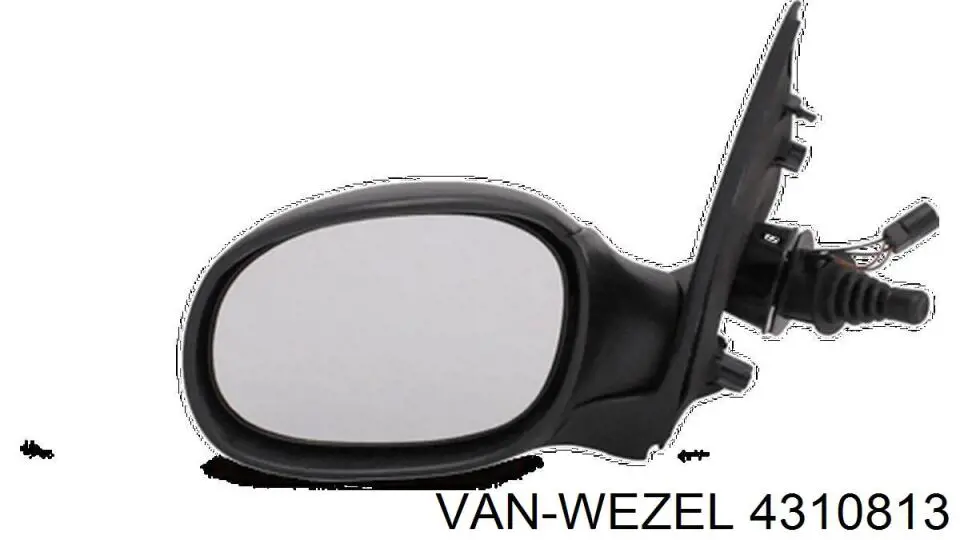 4310813 VAN Wezel espejo retrovisor izquierdo