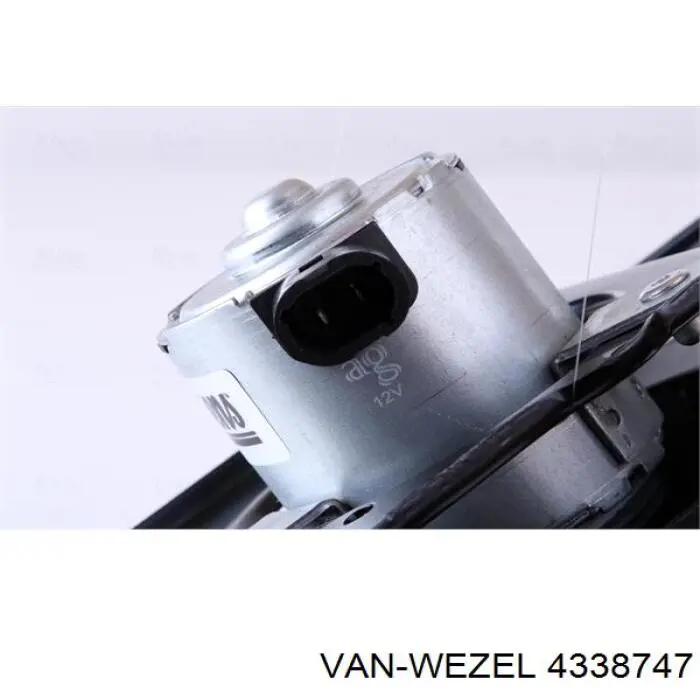 4338747 VAN Wezel motor del ventilador de enfriado