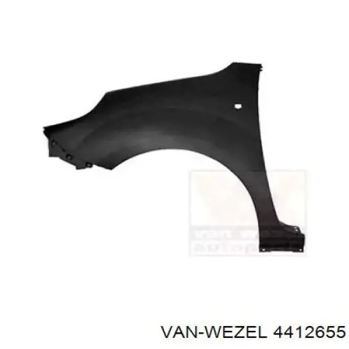 4412655 VAN Wezel guardabarros delantero izquierdo