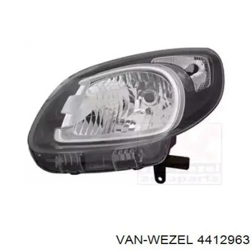 4412963 VAN Wezel faro izquierdo