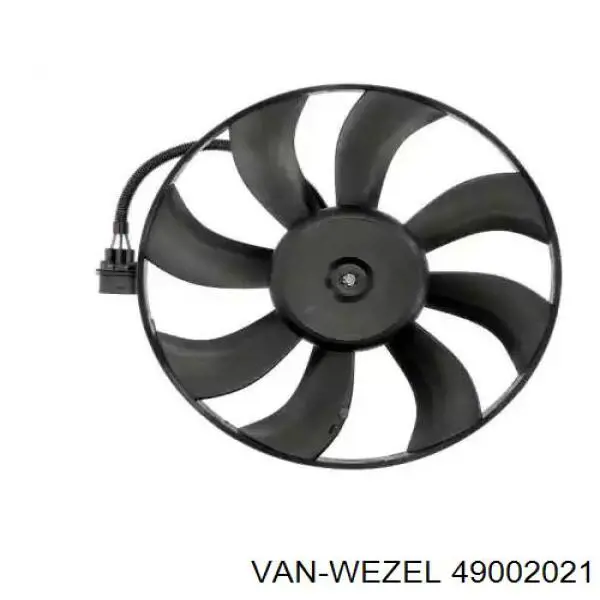 49002021 VAN Wezel radiador refrigeración del motor