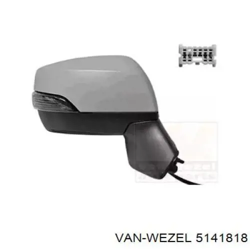 5141818 VAN Wezel espejo retrovisor derecho