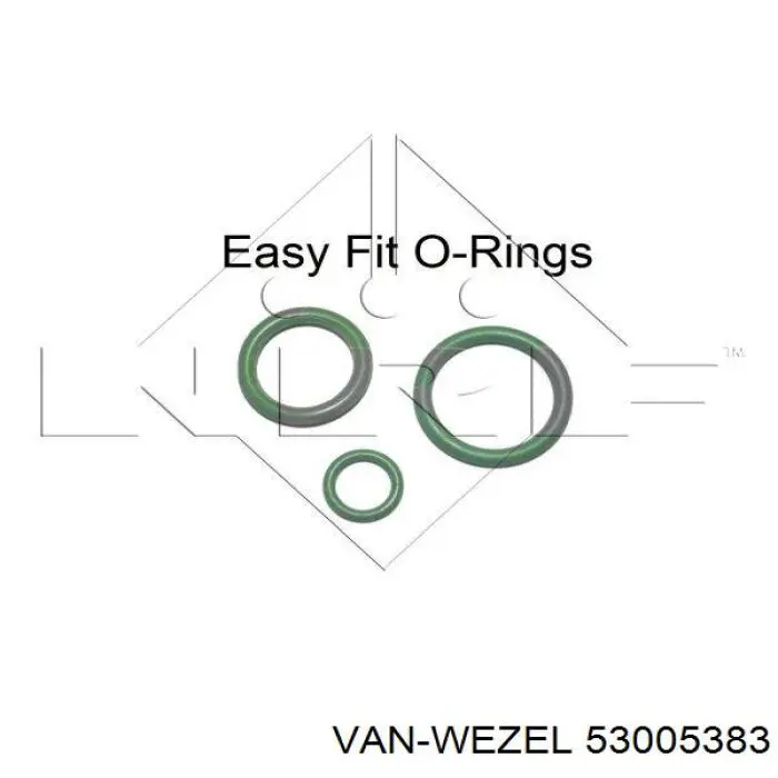 53005383 VAN Wezel condensador aire acondicionado