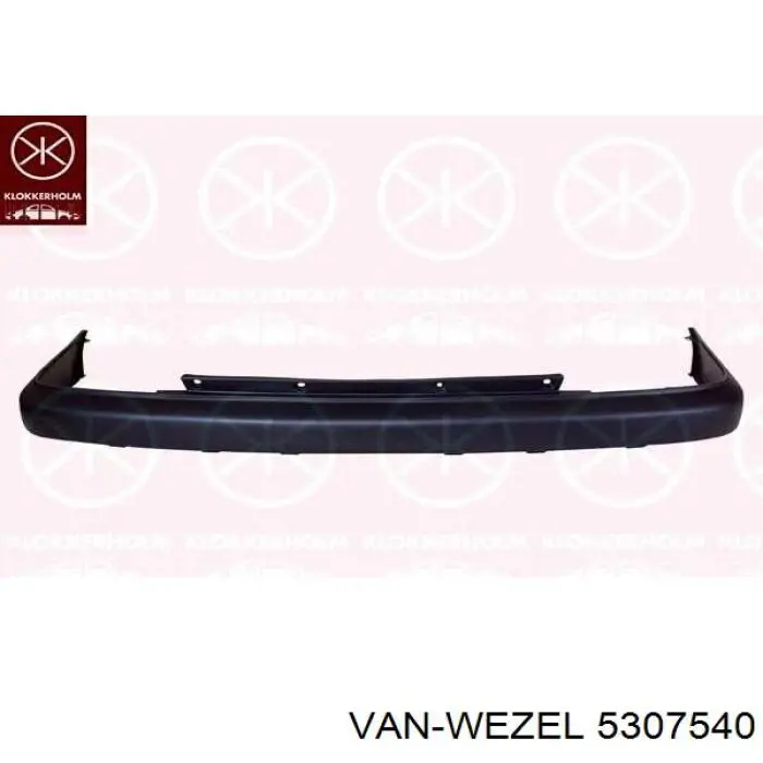 5307540 VAN Wezel parachoques trasero